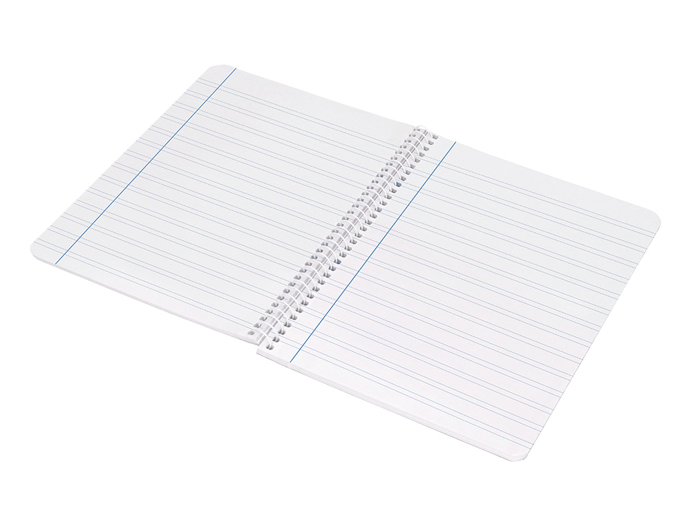CUADERNO ESPIRAL LIDERPAPEL DIN A5 WITTY TAPA DURA 80H 90GR RAYADO MONTESSORI 3,5 MM COLORES SURTIDOS