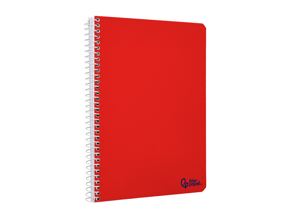 CUADERNO ESPIRAL LIDERPAPEL A4 MICRO SMART TAPA BLANDA 80H 75GR CUADRO 5MM DOBLE MARGEN 4 TALADROS COLORES