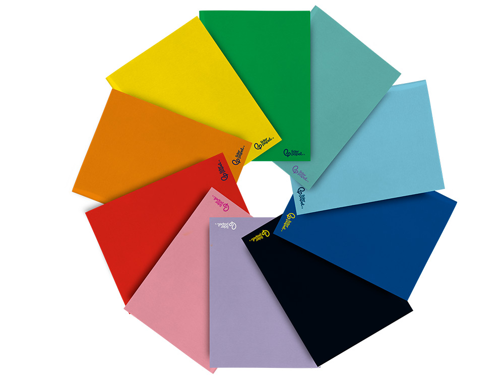 LIBRETA LIDERPAPEL SMART A4 32 HOJAS 75G/M2 CUADRO 4MM CON MARGEN COLORES SURTIDOS