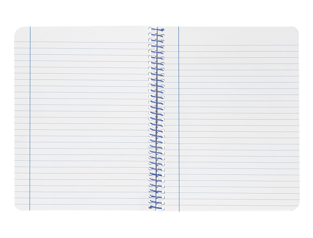CUADERNO ESPIRAL LIDERPAPEL A4 WONDER TAPA PLASTICO 80H 90GR RAYADO HORIZONTAL CON MARGEN COLOR VERDE OSCURO