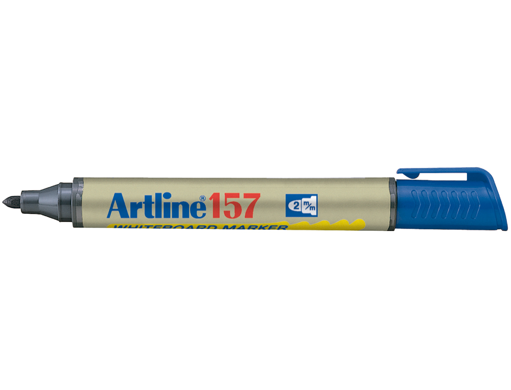 Rotulador artline pizarra ek-157 azul punta redonda 2 mm