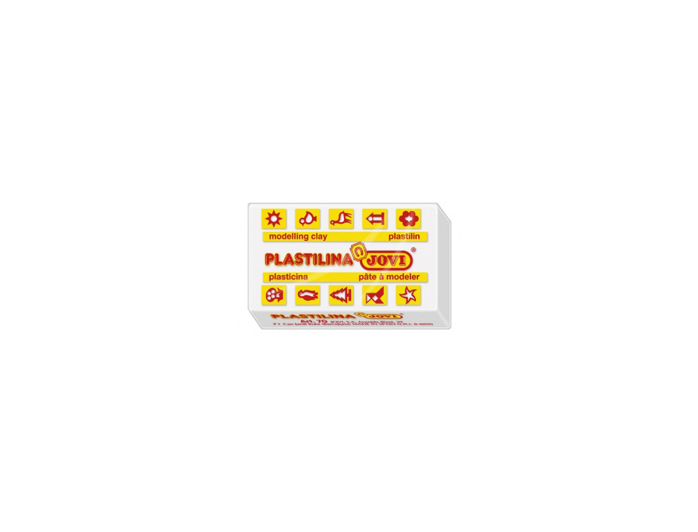 Plastilina jovi 70 blanca -unidad -tamaño pequeño