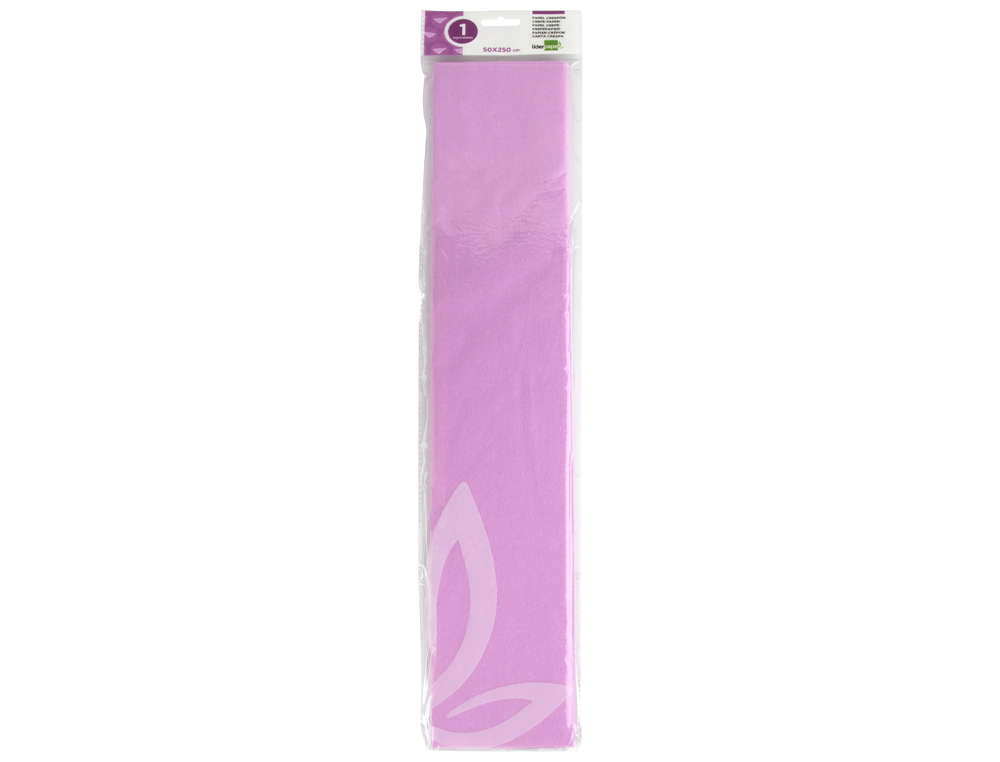 Papel crespon liderpapel 50 cm x 2.5m 34g/m2 lila