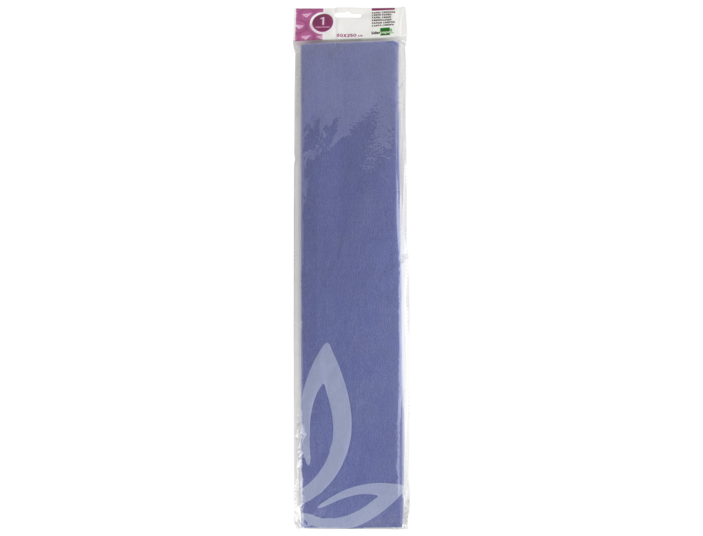 Papel crespon liderpapel 50 cm x 2.5m 34g/m2 celeste