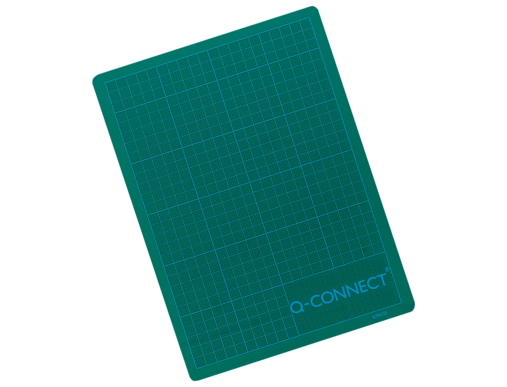 Plancha para corte q-connect din a4 3 mm grosor color verde