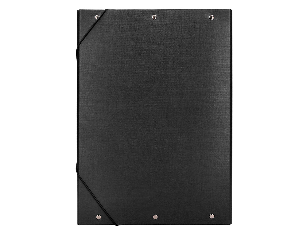 CARPETA PROJECTES LIDERPAPEL FOLI LLOM 50MM CARTRÓ FORRADONEGRA