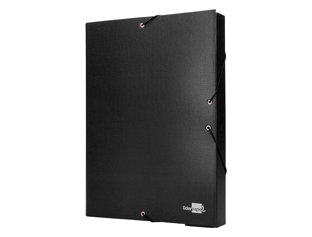 CARPETA PROJECTES LIDERPAPEL FOLI LLOM 50MM CARTRÓ FORRADONEGRA