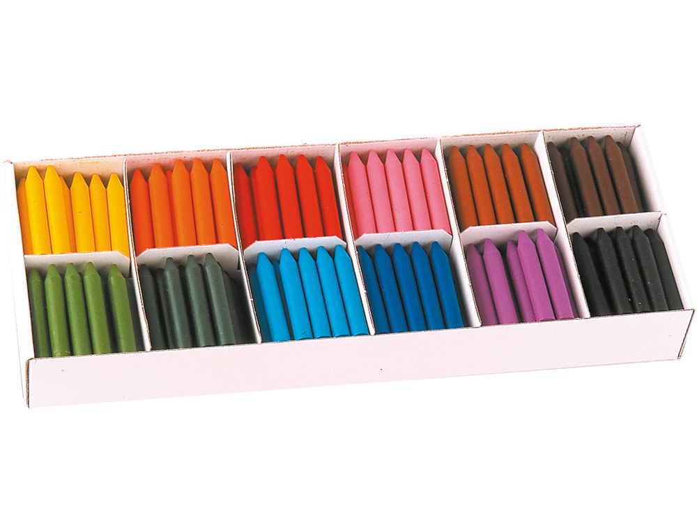 Lapices cera jovicolor caja con 300 unidades colores surtidos