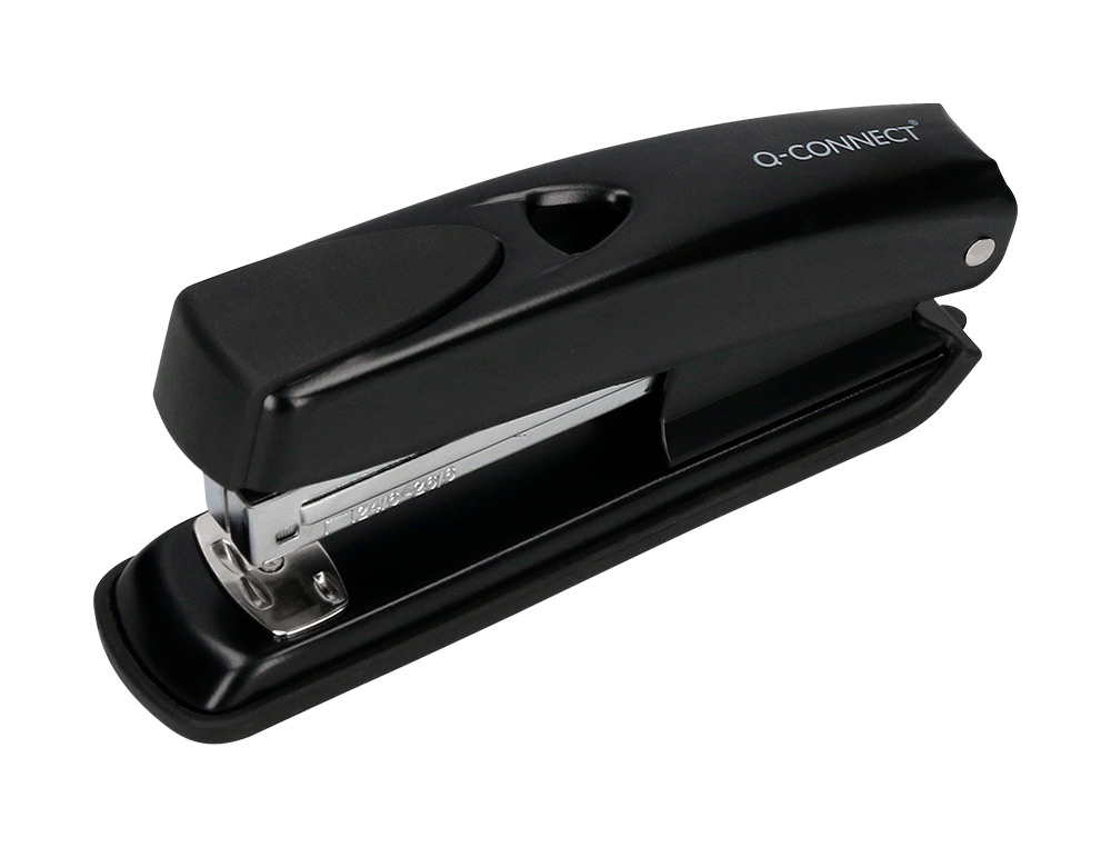 GRAPADORA Q-CONNECT KF01044 METALICA NEGRA CAPACIDAD 20 HOJAS
