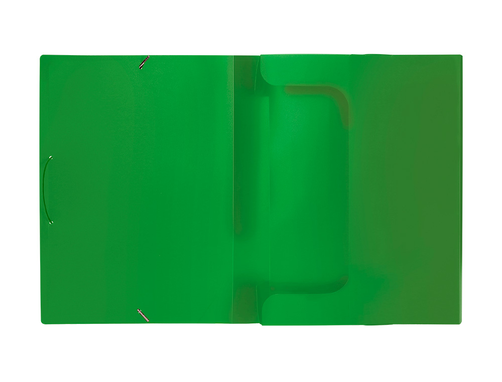CARPETA LIDERPAPEL PORTADOCUMENTOS 36903 POLIPROPILENO DINA4 VERDE LOMO 50 MM