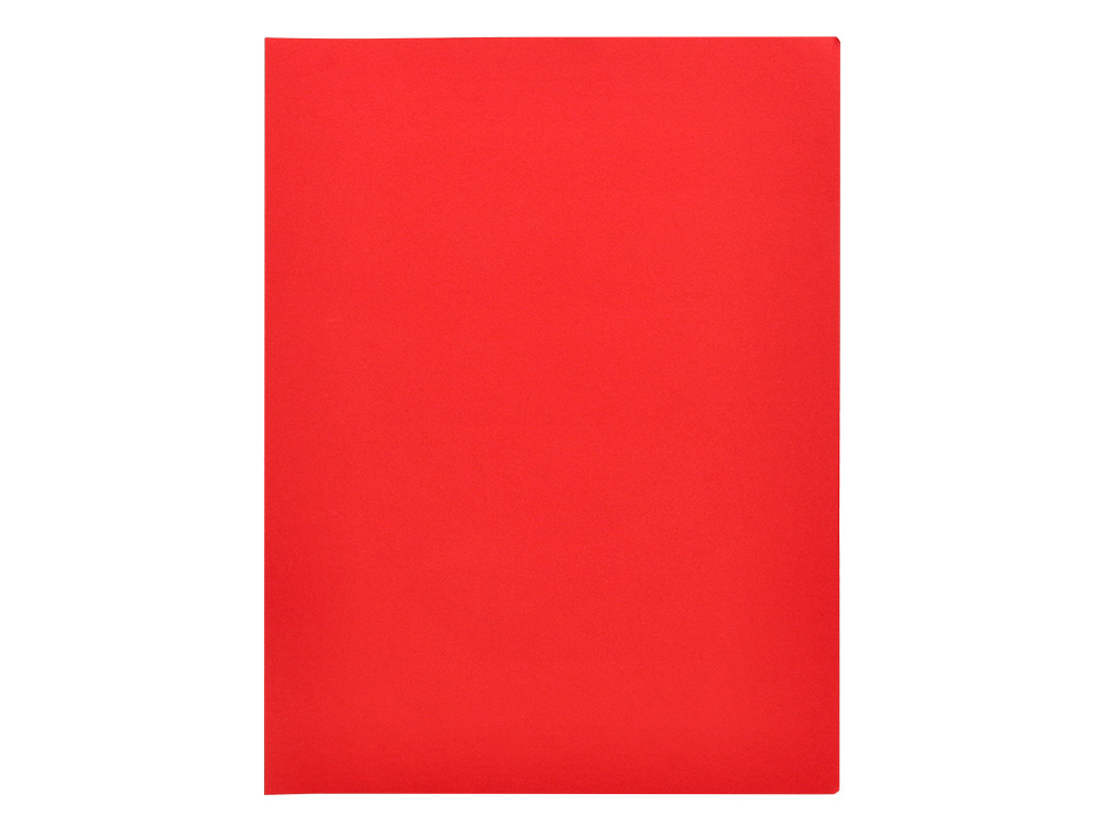 SUBCARPETA LIDERPAPEL DIN A4 ROJO INTENSO 180G/M2