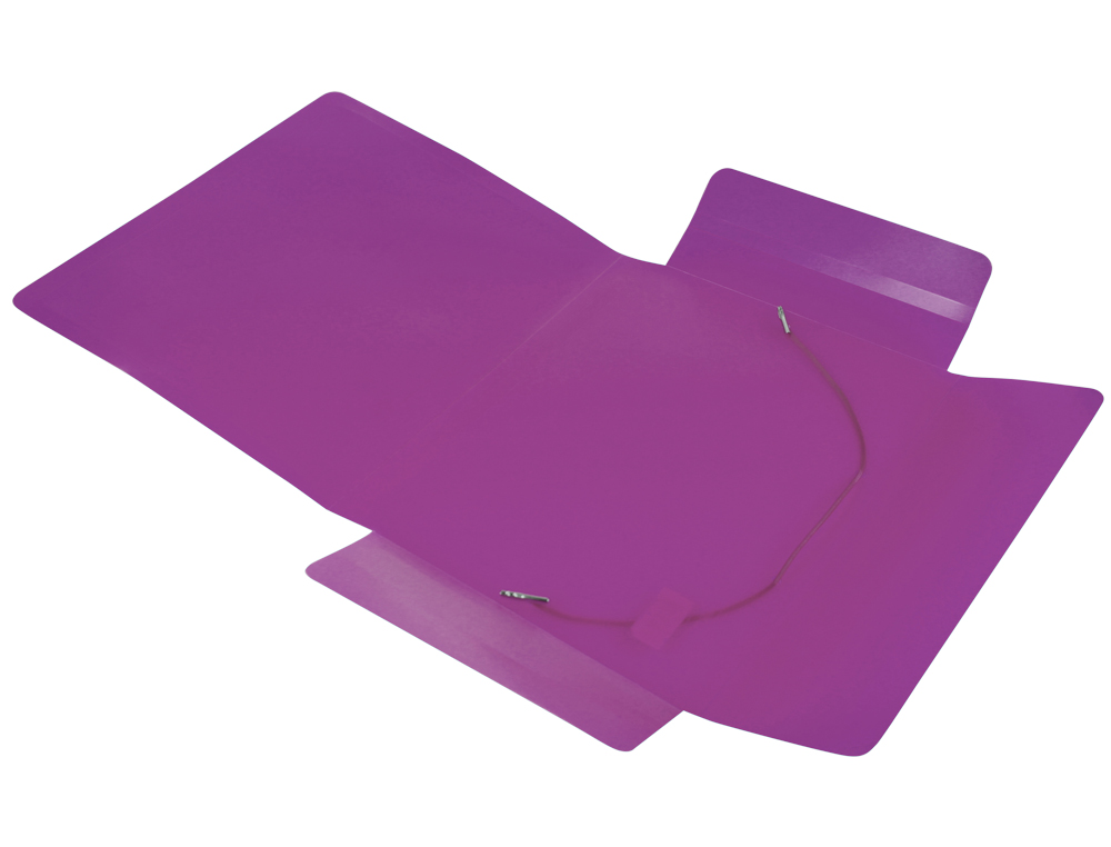 Carpeta liderpapel gomas solapas 34976 polipropileno din a5 violeta