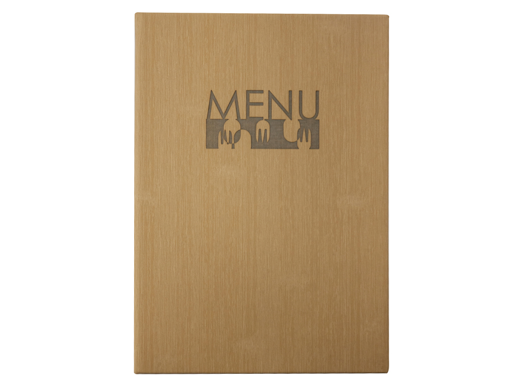 Porta menus liderpapel pu con 4 fundas 22,5 x 32 cm