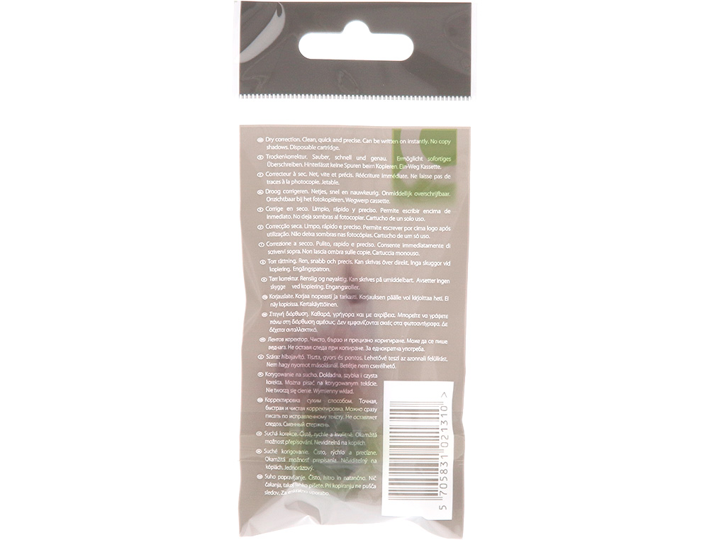 CORRECTOR Q-CONNECT CINTA MINI BLANCO 4,2 MM X 5 MT EN BLISTER