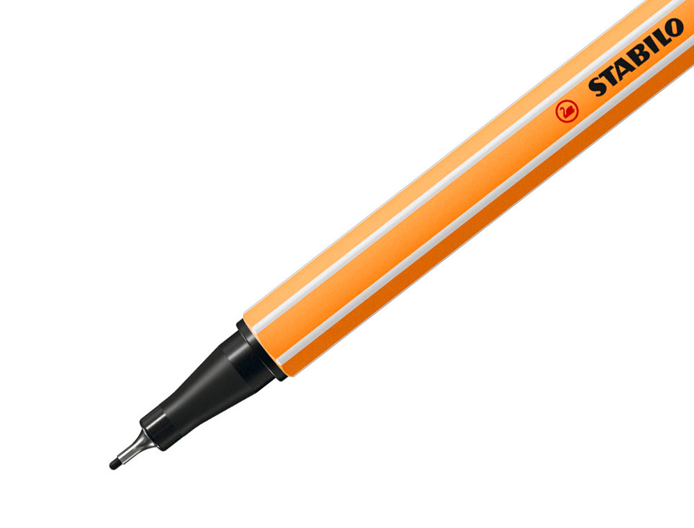 ROTULADOR STABILO PUNTA DE FIB RA POINT 88 NEGRO PUNTA FINA 0,4MM