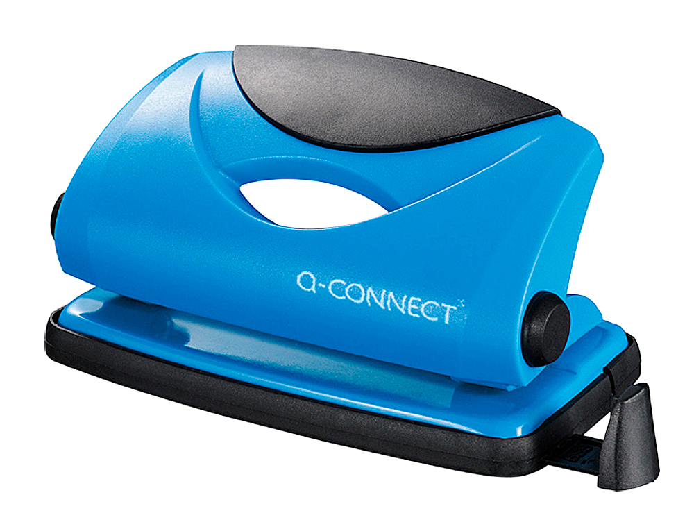 Taladrador q-connect kf02153 azul abertura 1 mm capacidad 10 hojas