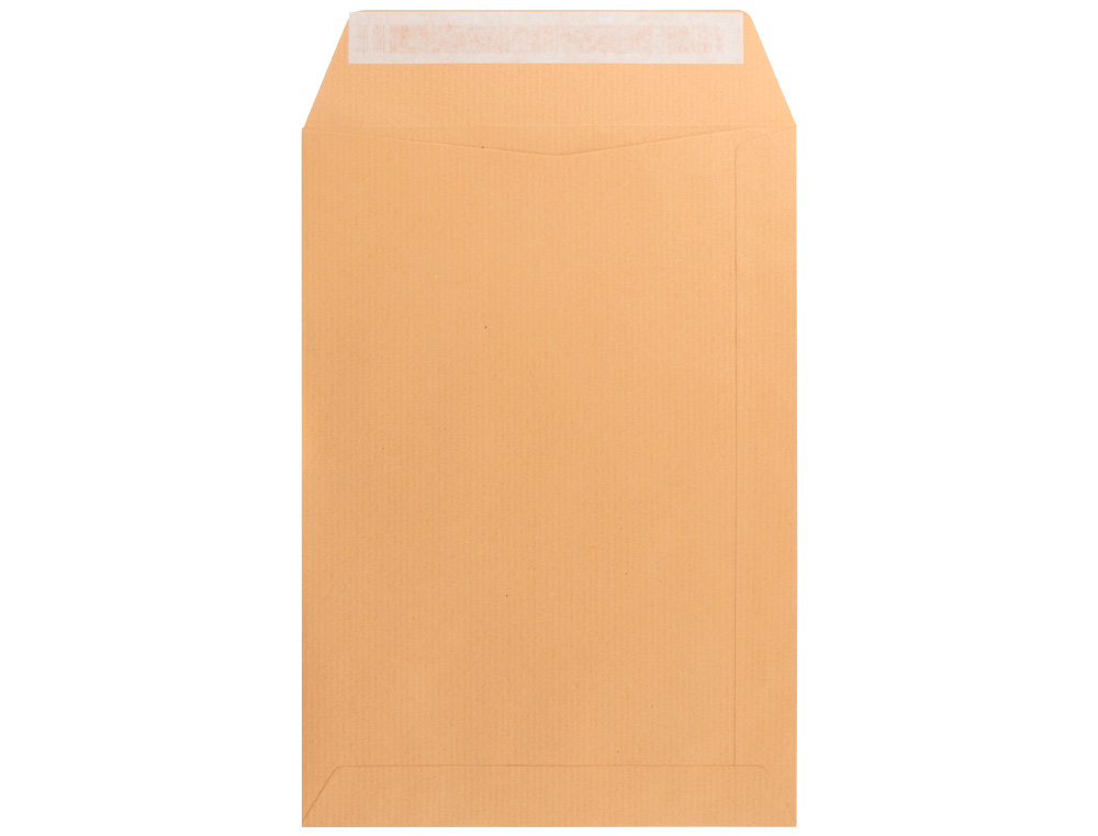 SOBRE LIDERPAPEL BOLSA N.2 KRAFT SALARIOS 120X170 MM TIRA DE SILICONA CAJA DE 1000 UNIDADES