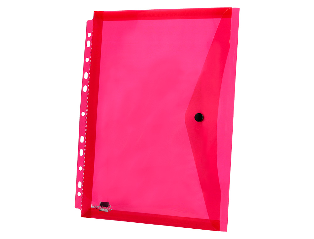CARPETA LIDERPAPEL DOSSIER BROCHE 36669 POLIPROPILENO DIN A4 PACK DE 5 COL.SURTIDOS TRANSPARENTE MULTITALADRO