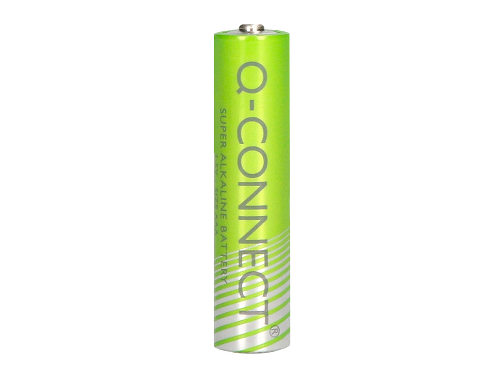 PILHA Q-CONNECT ALCALINA AAA BLISTER COM 4 UNIDADES