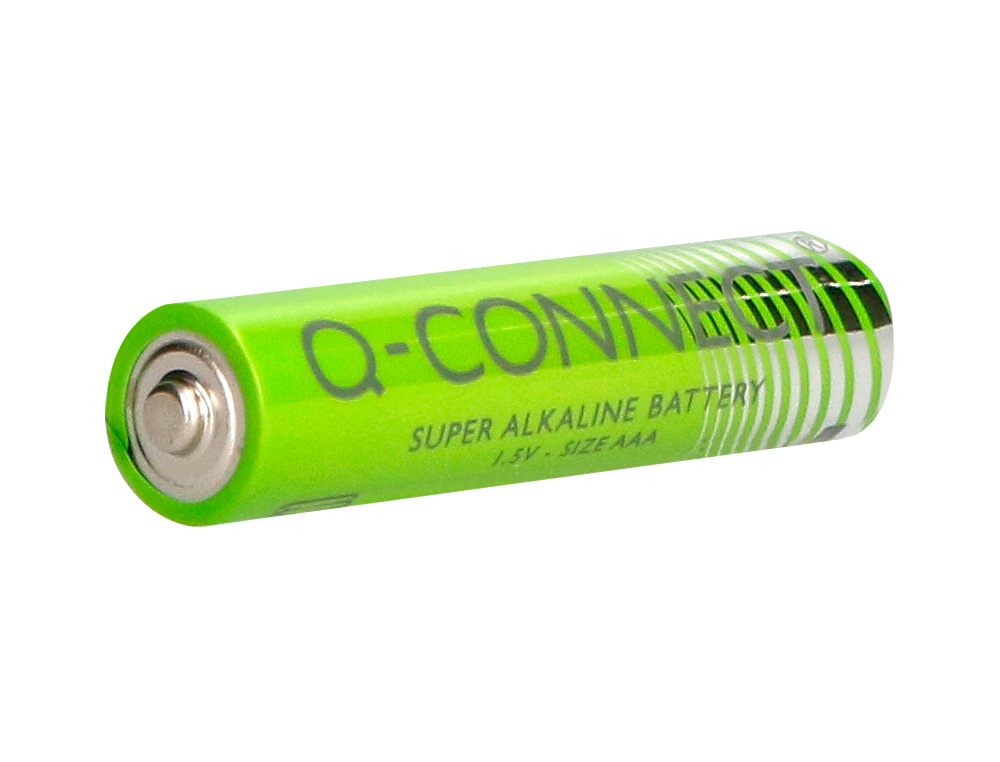 PILHA Q-CONNECT ALCALINA AAA BLISTER COM 4 UNIDADES
