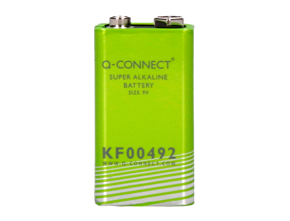 PILHA Q-CONNECT ALCALINA 9VOLT BLISTER COM 1 UNIDADE