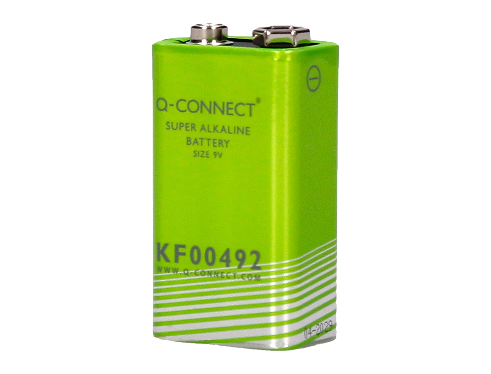 PILHA Q-CONNECT ALCALINA 9VOLT BLISTER COM 1 UNIDADE