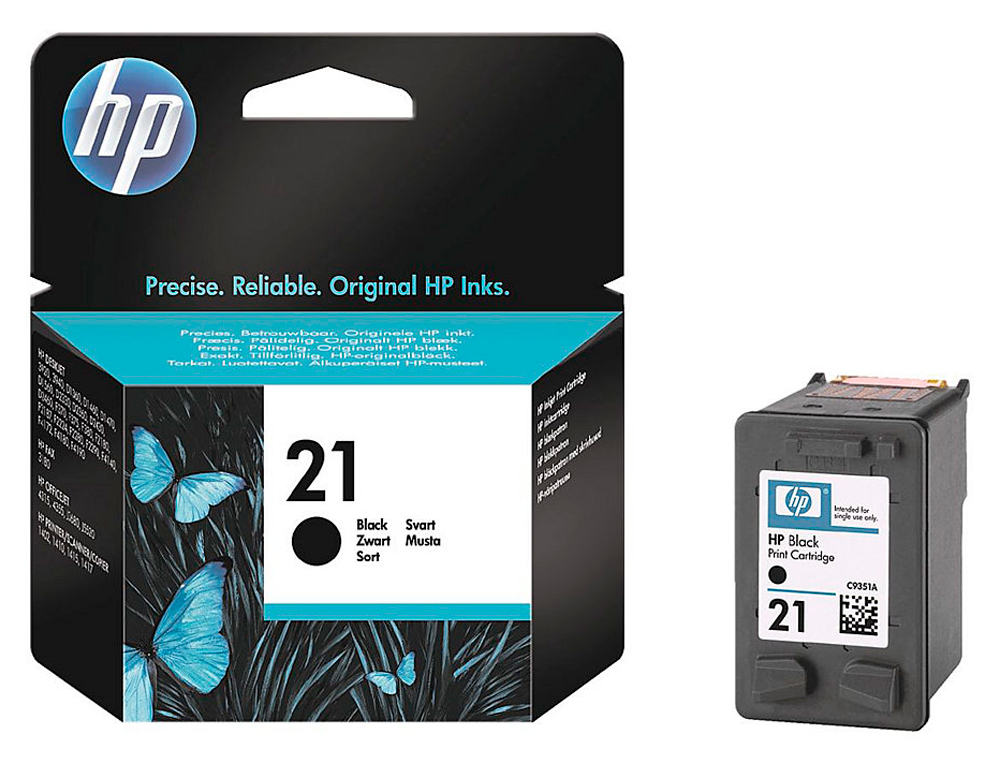 Ink-jet hp n.21 negro -5ml- dj 3920/3940/d2360/f380 psc 1410