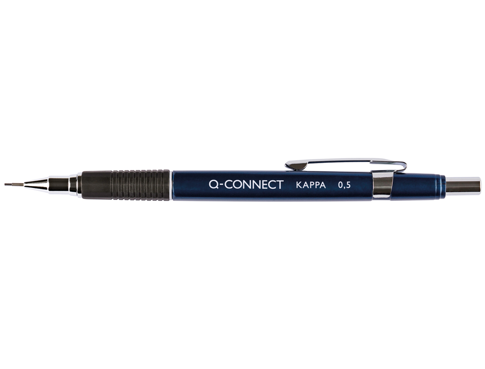 Portaminas q-connect kappa 0,5 mm sujecion de caucho