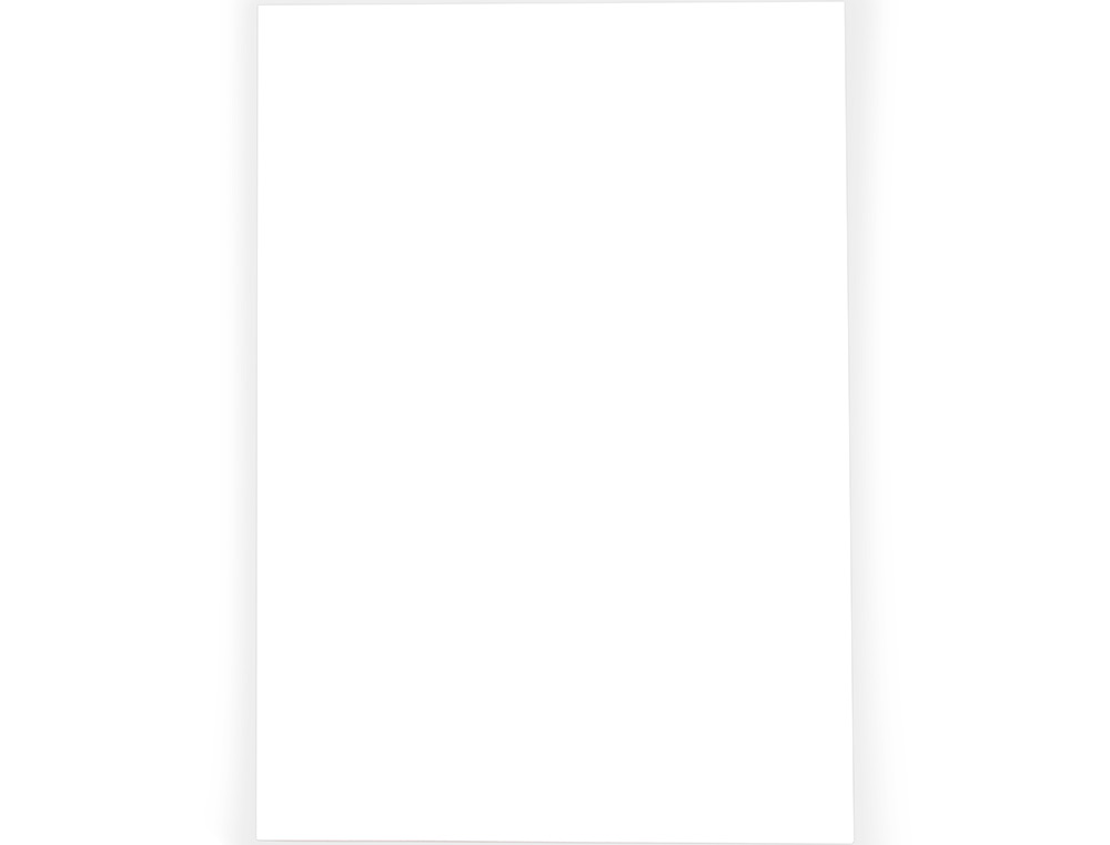 Carton pluma liderpapel blanco doble cara 100x140cm espesor 5mm