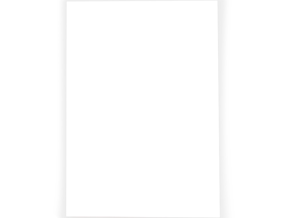 Carton pluma liderpapel blanco doble cara 100x140cm espesor 5mm