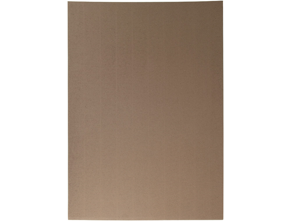 Carton ondulado liderpapel 50 x 70cm 320g/m2 marron