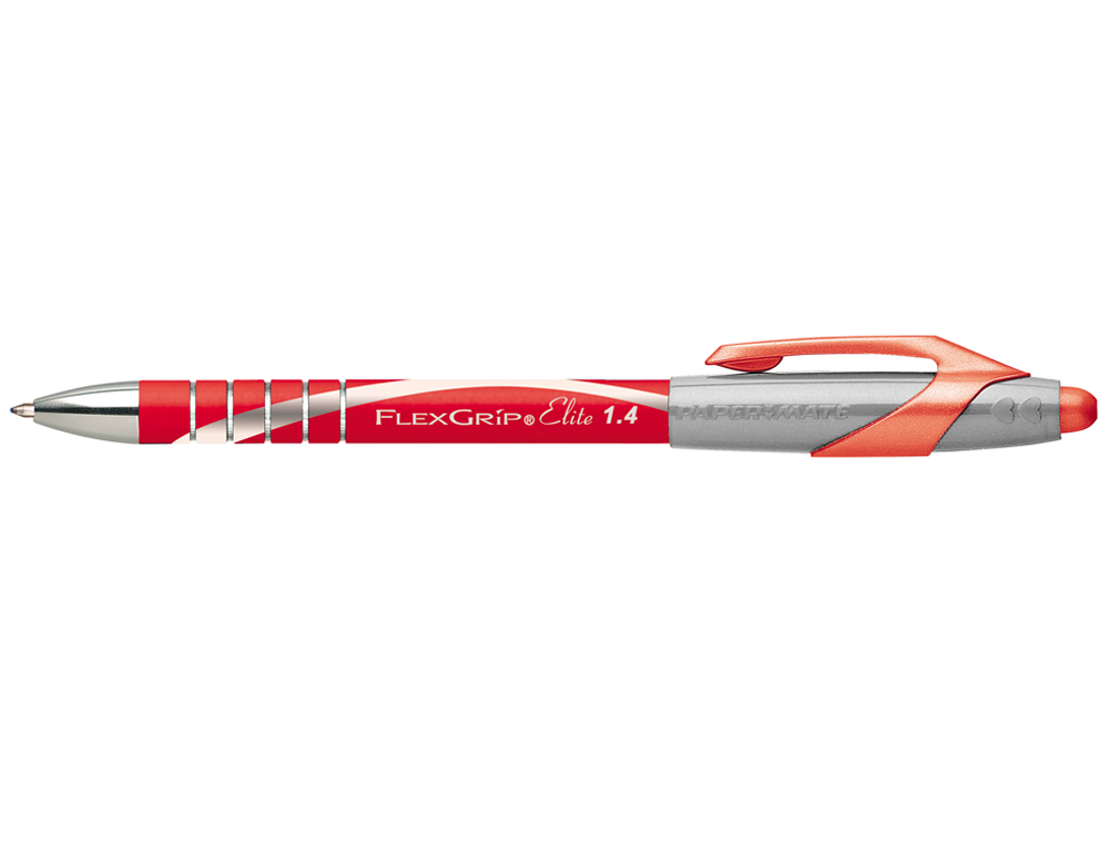 Boligrafo flexgrip elite retractil rojo