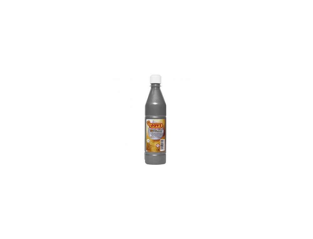 Tempera liquida jovi escolar 500 ml plata