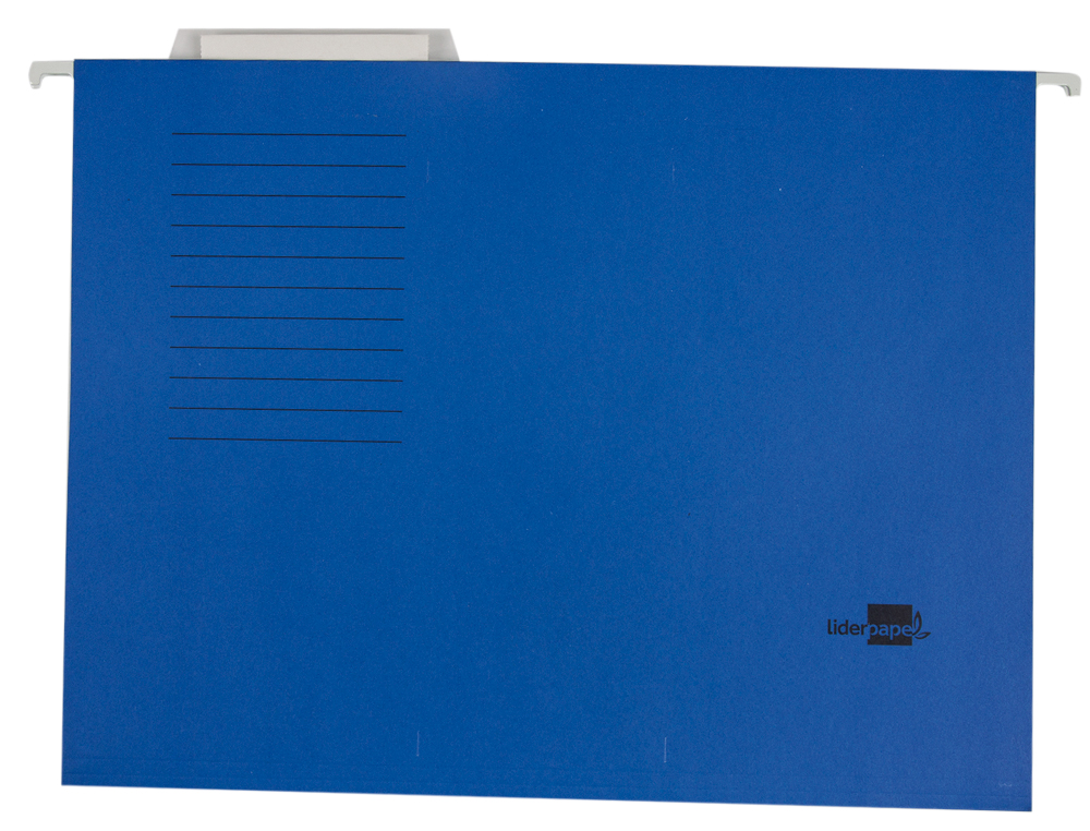 Carpeta colgante liderpapel a4 azul