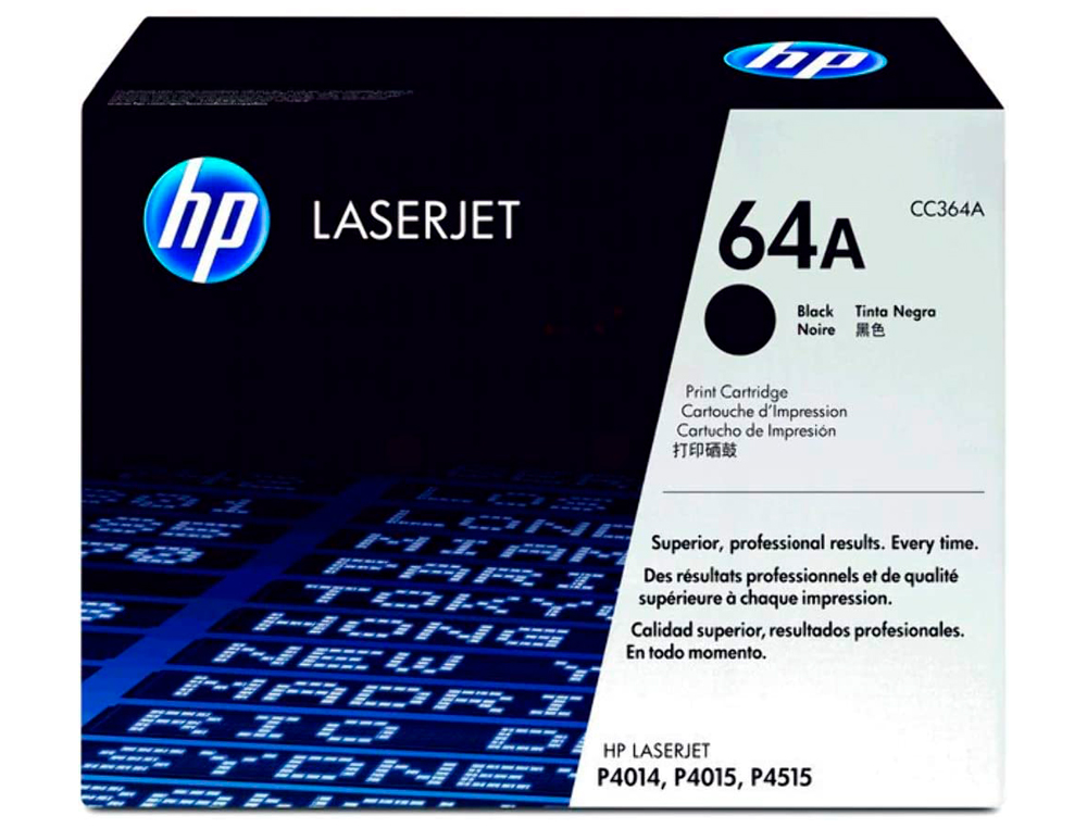 Toner hp cc364a laserjet p4015 p4515 with smart printing tecnology -10.000pag-