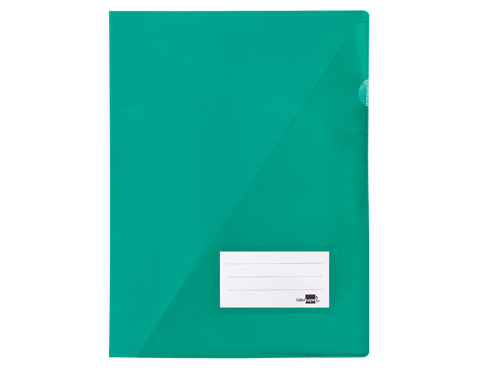 Carpeta liderpapel dossier a4 uñero verde