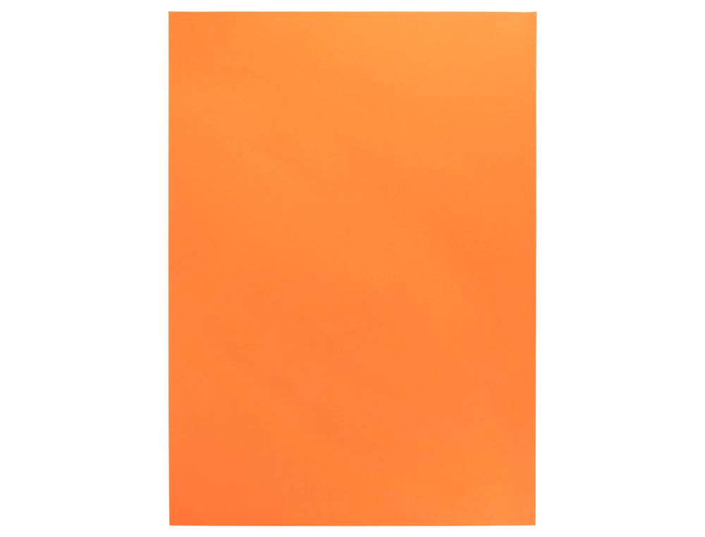 Goma eva liderpapel 50x70cm 60g/m2 espesor 1.5mm naranja