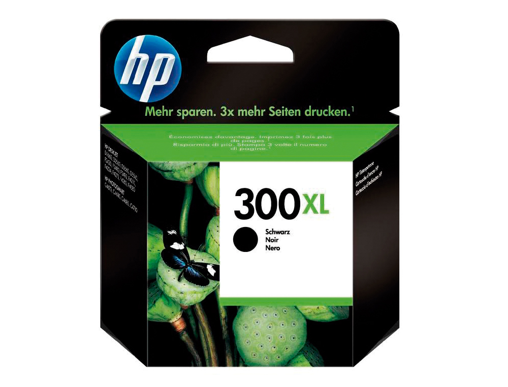 Ink-jet hp 300xl negro dj f4224 aio dj d2560 600 pag