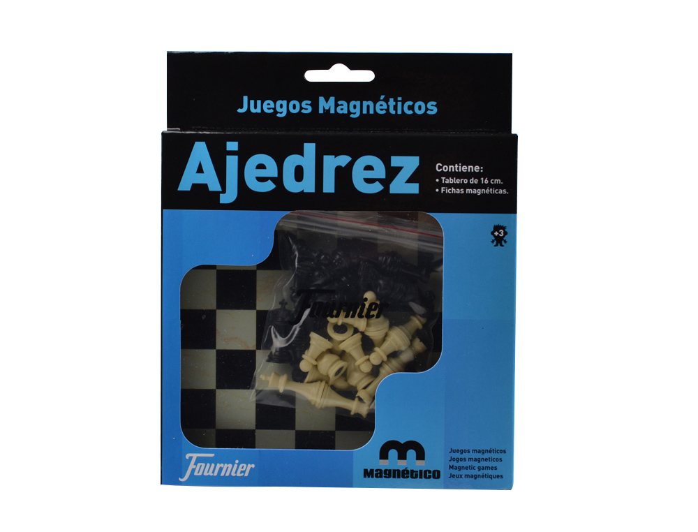 Juegos de mesa ajedrez magnetico 20x16,1x2,2 cm