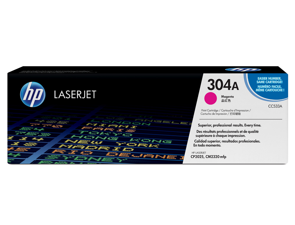 Toner hp laserjet color cp2025/cm2320 magenta 2.800pag