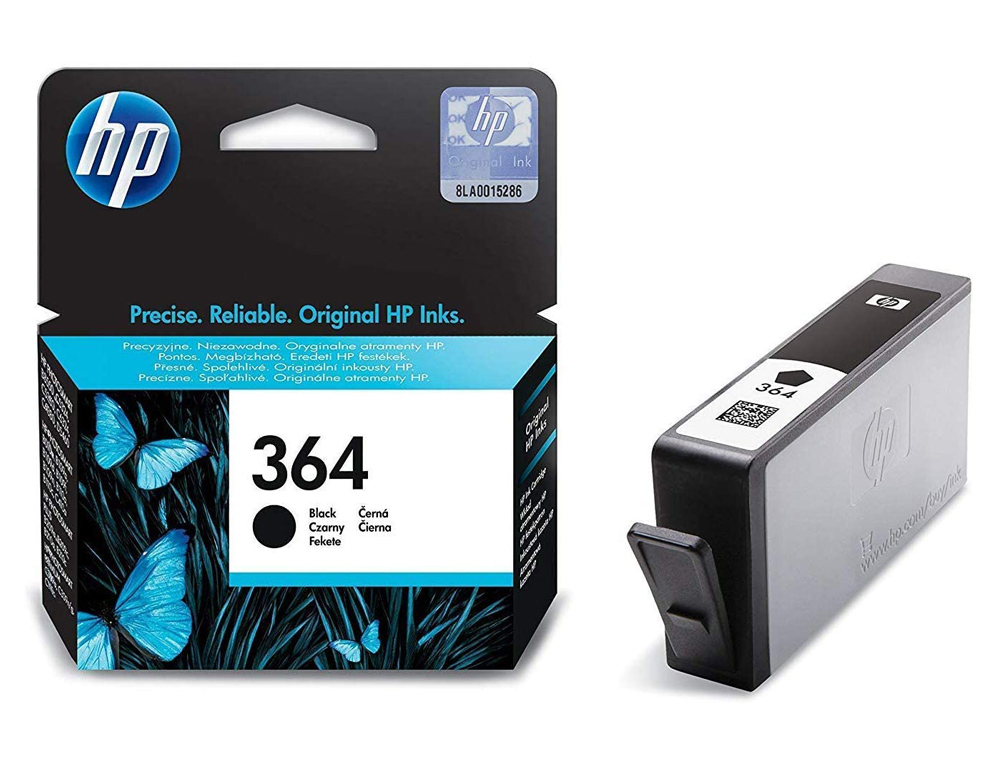 Ink-jet hp 364 negro photosmart premium - c309a / series c5300 / c6300 / b8500 / d5400 -250pag