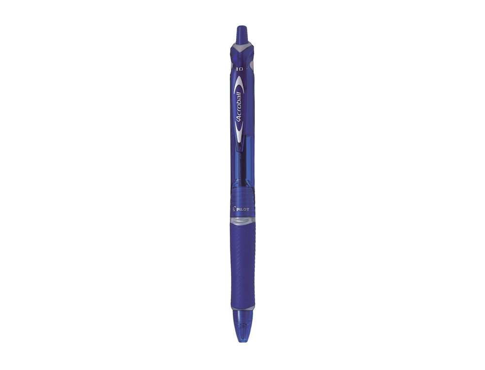 Boligrafo pilot acroball azul tinta aceite punta de bola de 1,0mm retractil