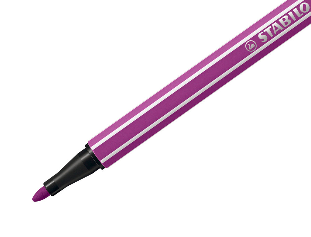 ROTULADOR STABILO ACUARELABLE PEN 68 LILA PUNTA GRUESA 1MM