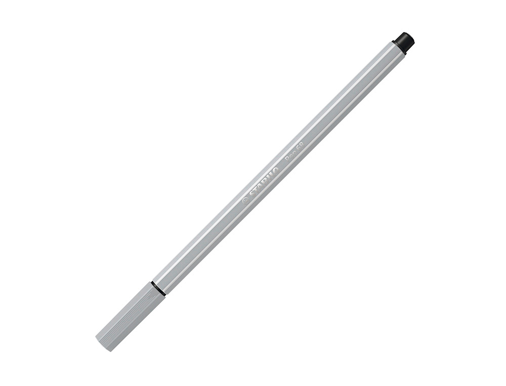 RETOLADOR STABILO AQUAREL·LABLE PEN 68 GRIS BLAU PALIT PUNTA GRUIXADA 1MM