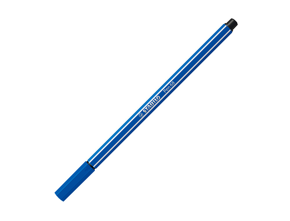 ROTULADOR STABILO ACUARELABLE PEN 68 AZUL OSCURO PUNTA GRUESA 1MM
