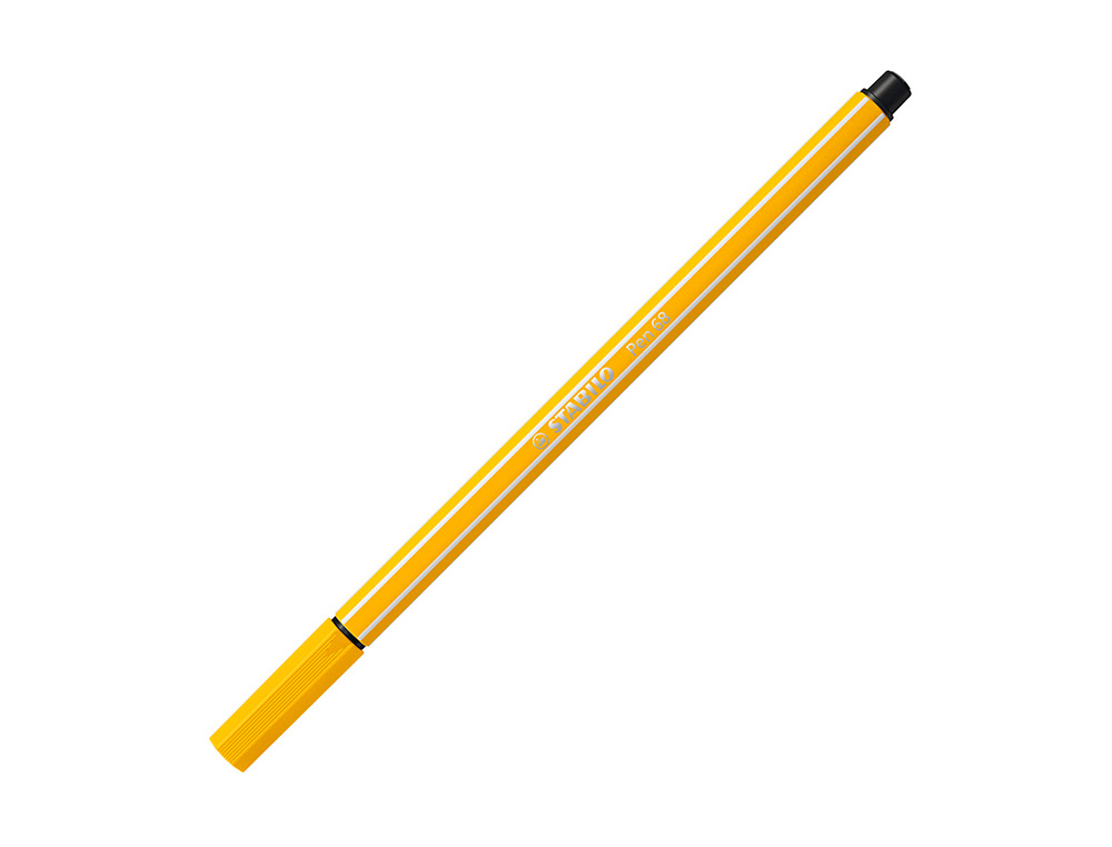 Rotulador stabilo acuarelable pen 68 amarillo 1 mm