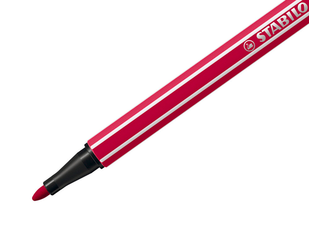 ROTULADOR STABILO ACUARELABLE PEN 68 ROJO OSCURO PUNTA GRUESA 1MM