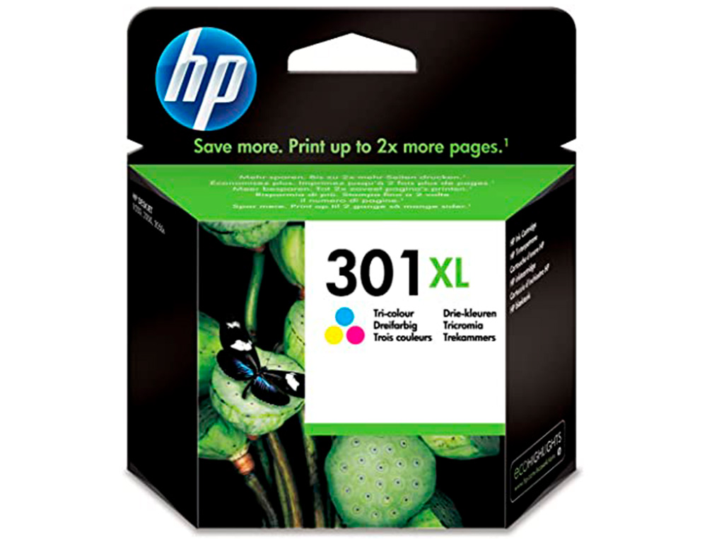 Ink-jet hp 301xl tricolor deskjet 5530 /1010 /1510 /2540alta capacidad