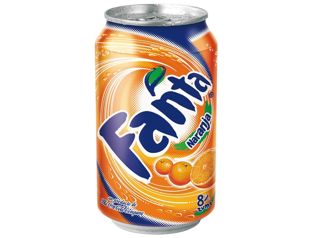 Refresco fanta naranja lata 330 ml