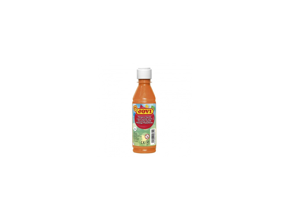 Tempera liquida jovi escolar 250 ml naranja